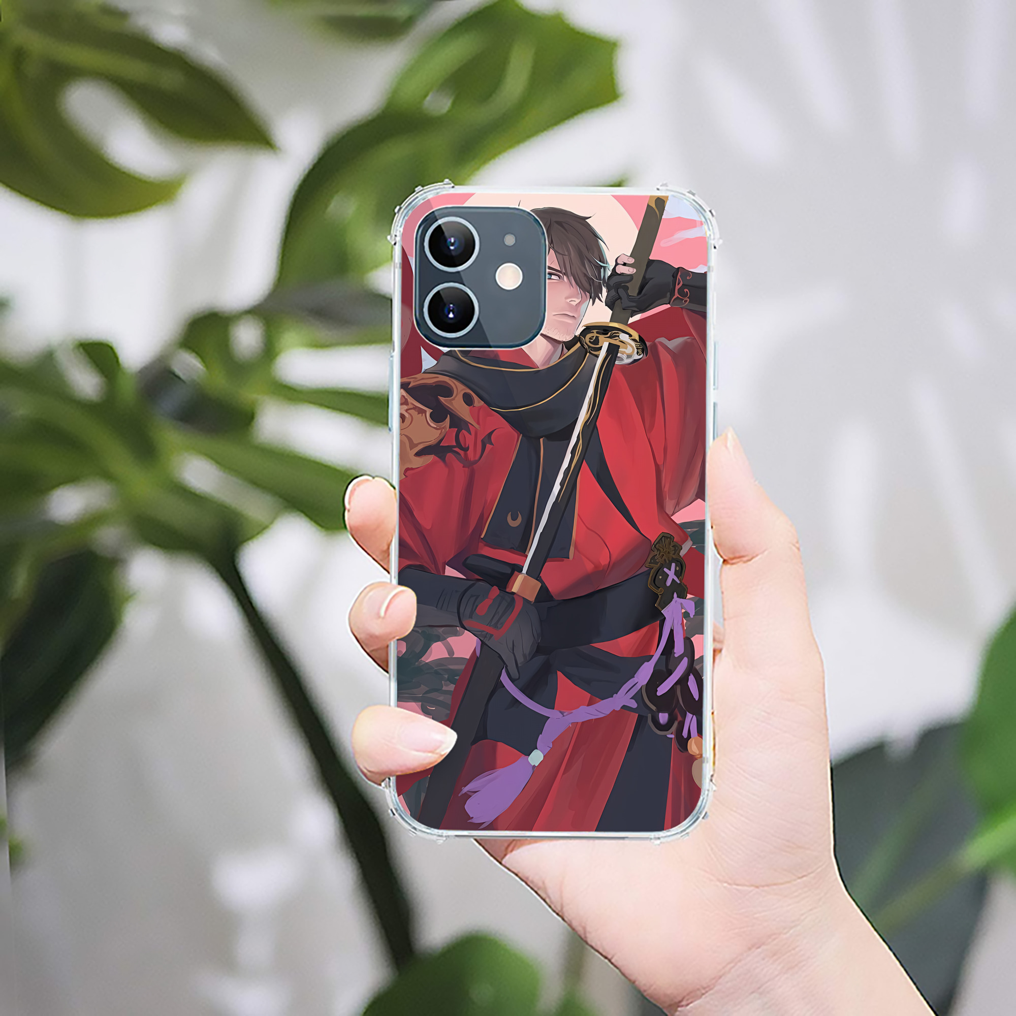 （画像用） 刀剣乱舞 Touken Ranbu 【iPhone 12シリーズ対応】透明スマホケース（クリアソフトケース）